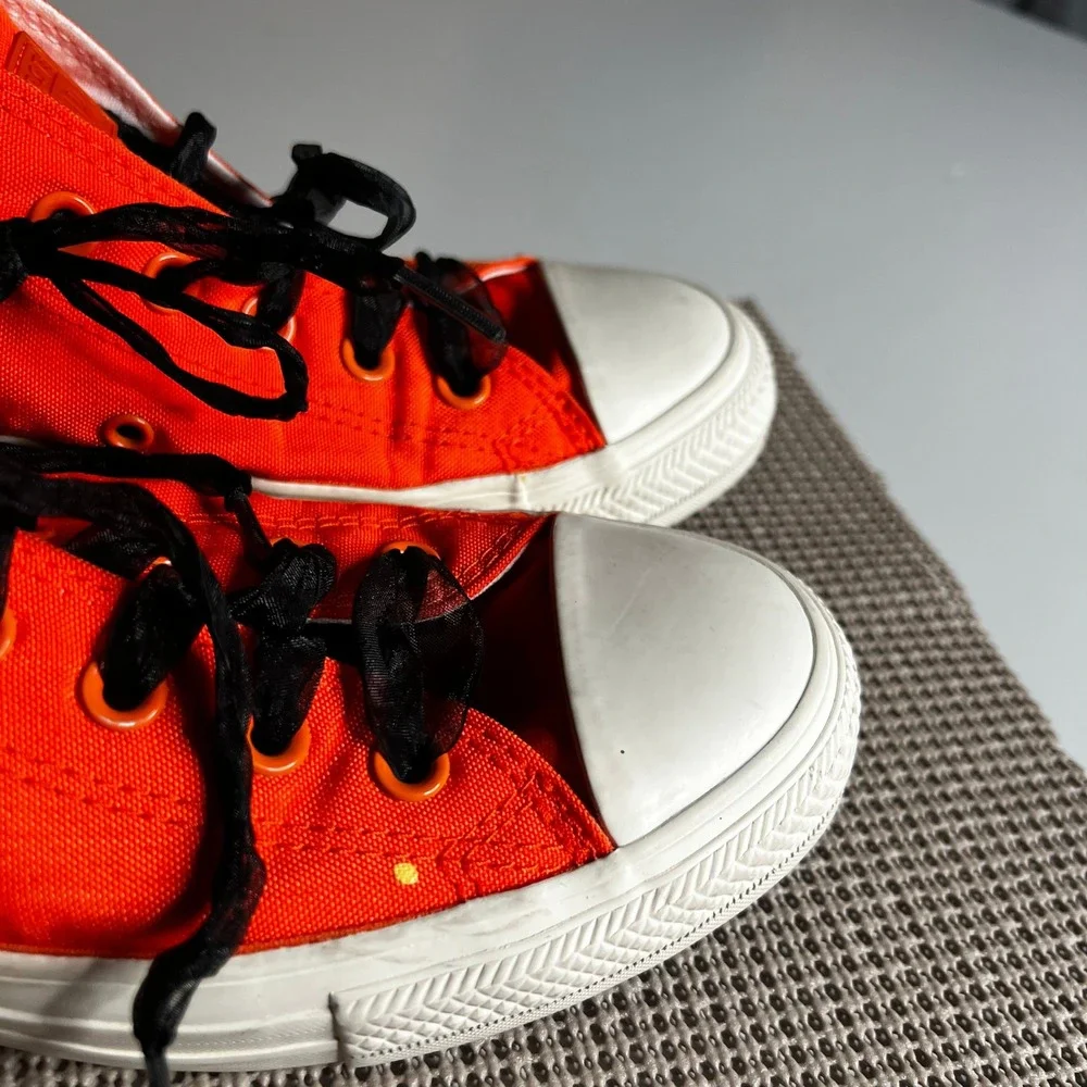 Converse Chuck Taylor All Star Orange Camo Lining Low Top Sneakers 161435F